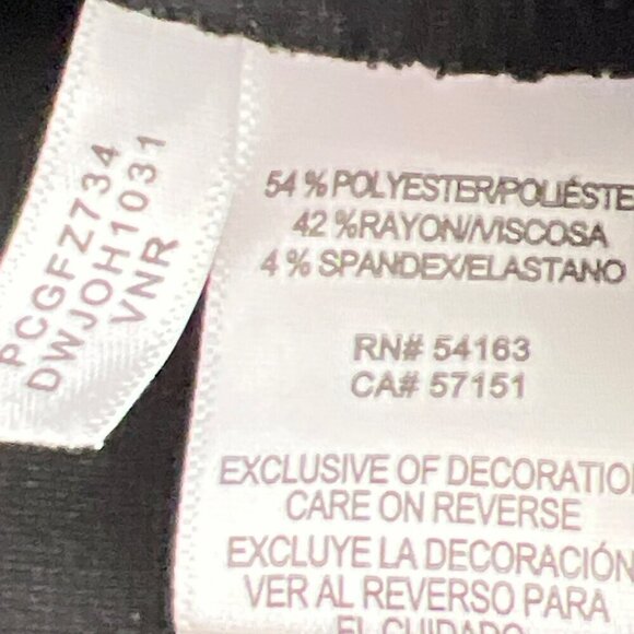 DKNY JEANS Ponte Knit Dress Pants Charcoal Gray Sz S NWOT - Picture 6 of 6